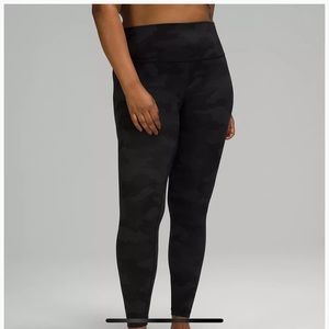 Lululemon Wunder High Rise 28” Camo Leggings